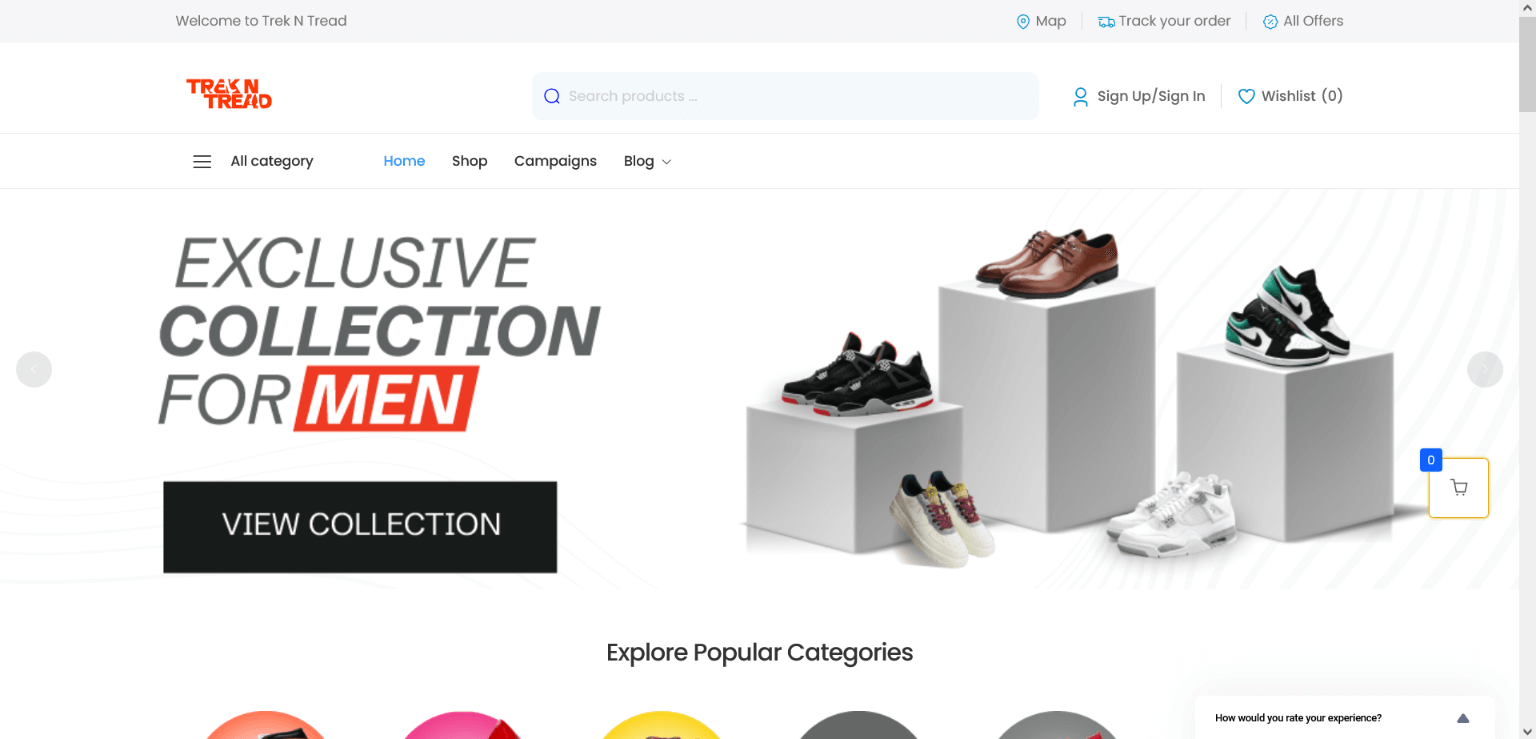 Ecommerce platform showing white label reseller portal interface