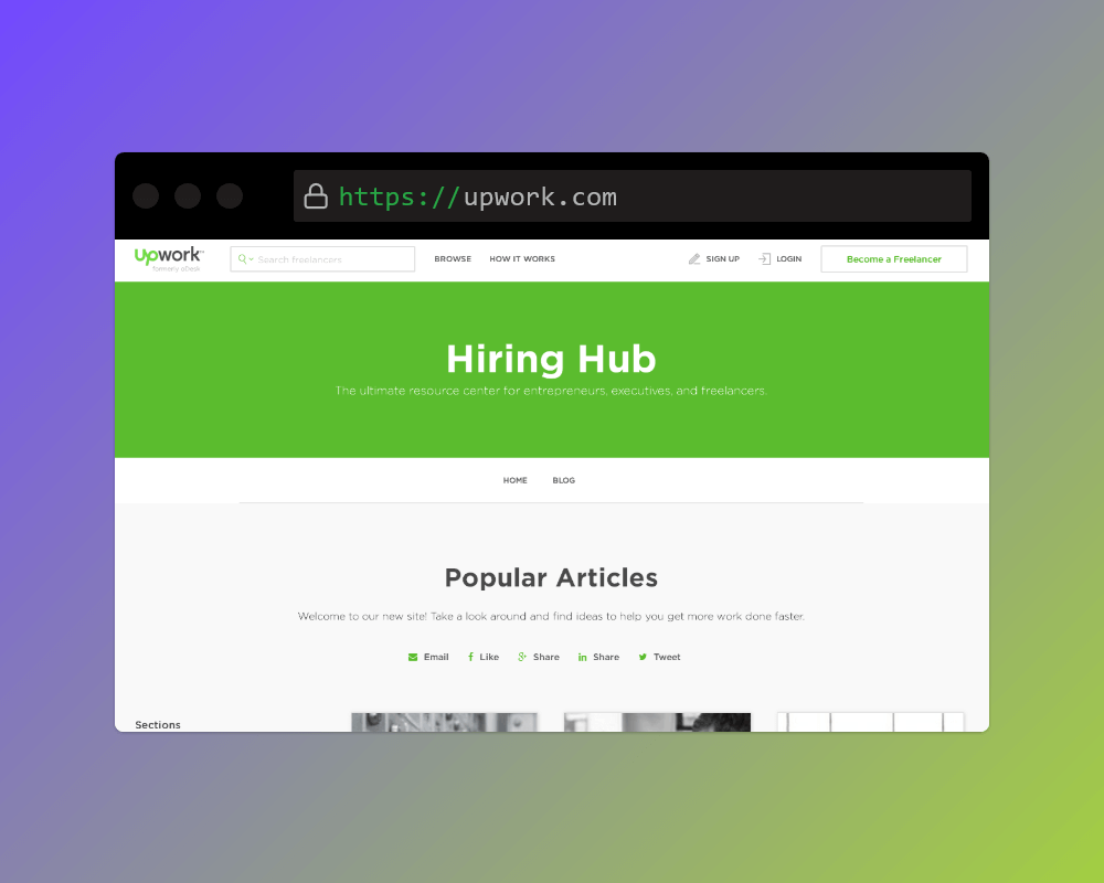 Upwork - Hiring Hub